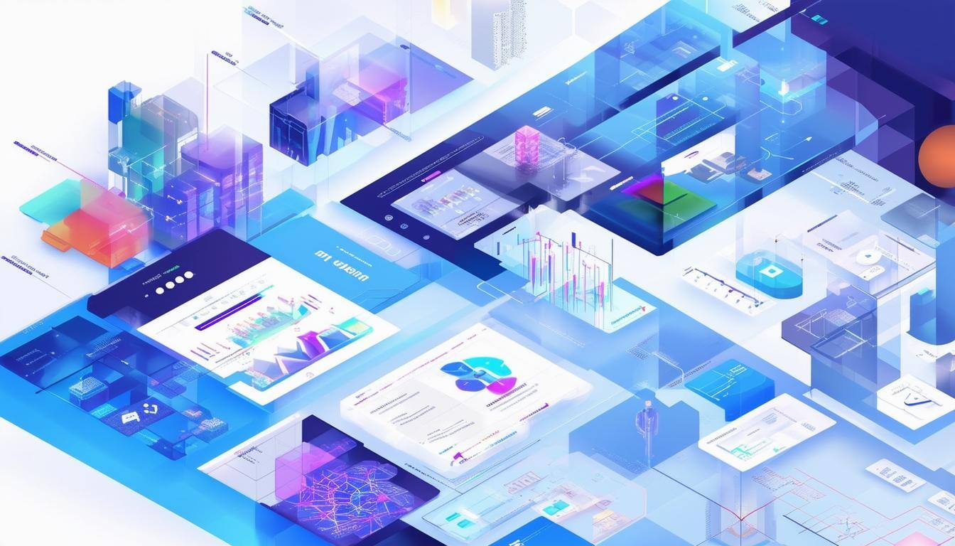 An image of a digital platform interface showing different tools and features for data architecture and team collaboration within a business organisation.